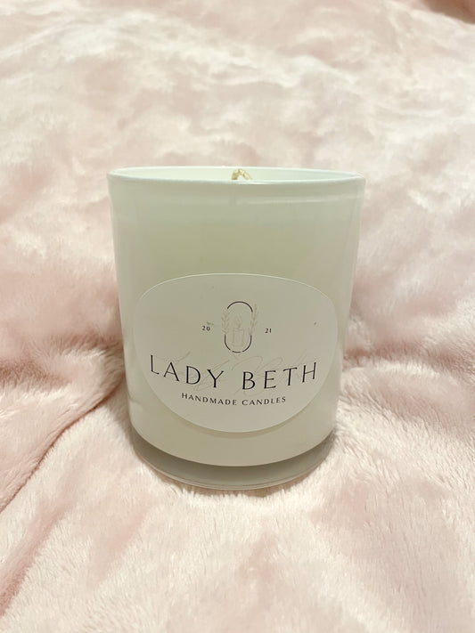 300g Soy wax candle Matte White
