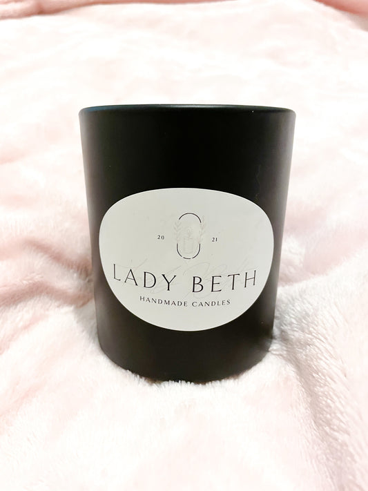 300g Soy wax candle Matte Black